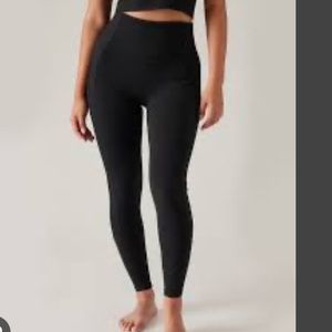 Athleta Elation Rib Tight Leggings Black S
